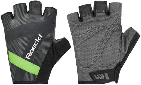 Roeckl Busano Handschuhe Black Shadow/kiwi