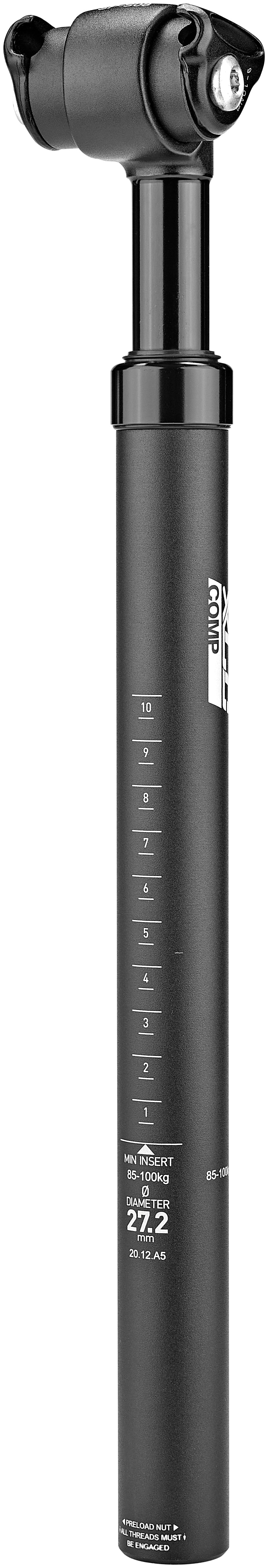 XLC Comp SP-S08 Suspension Seatpost Ø27,2mm for 85-100kg Riders black