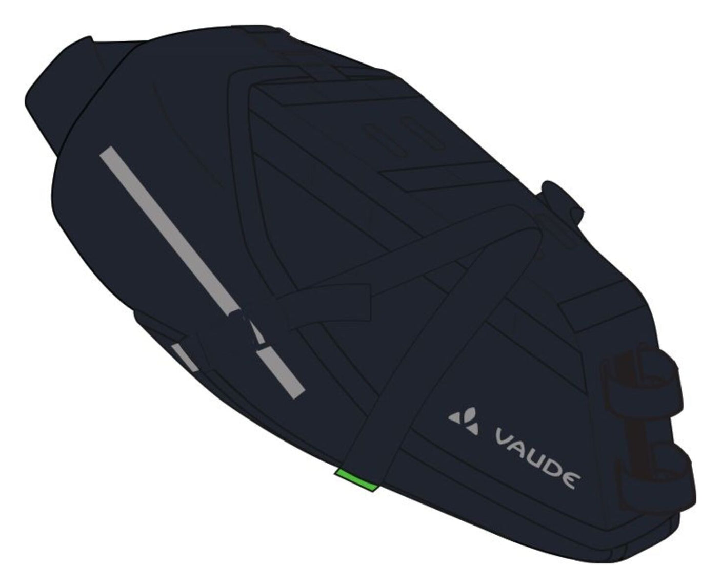 VAUDE Trailsaddle II schwarz