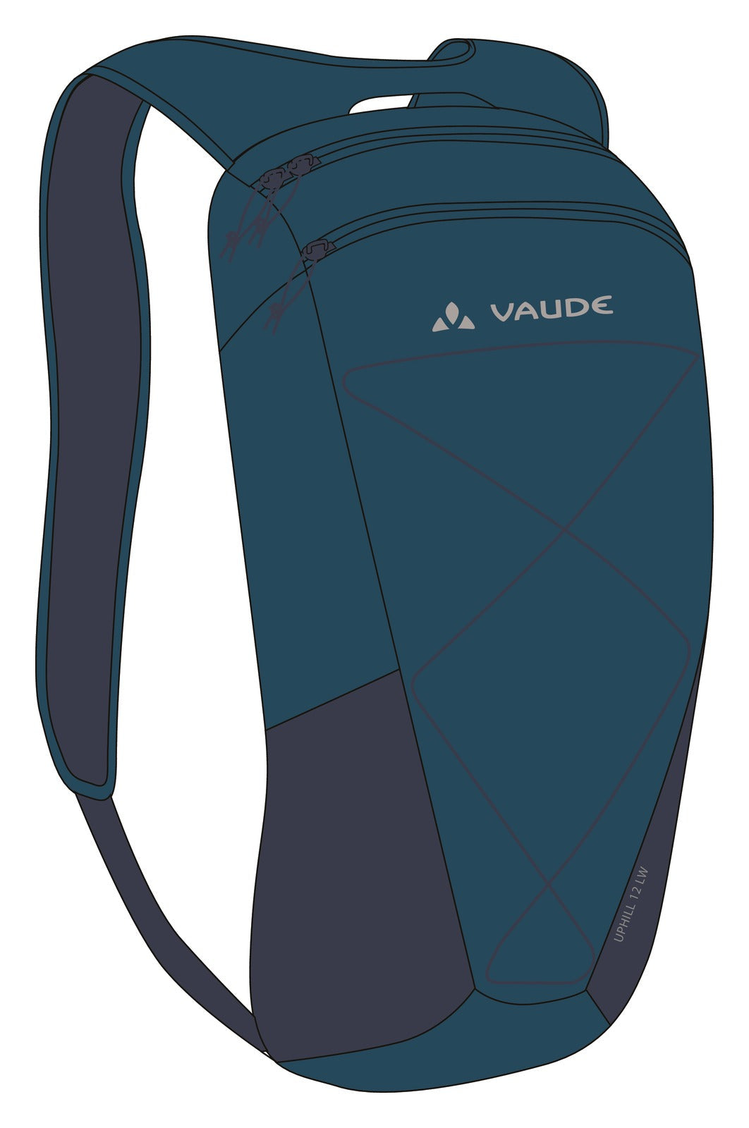 VAUDE Uphill 8 Leichtrucksack blau
