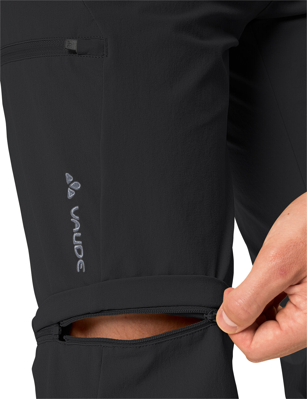 VAUDE Yaras Zip Off Pants Herren schwarz