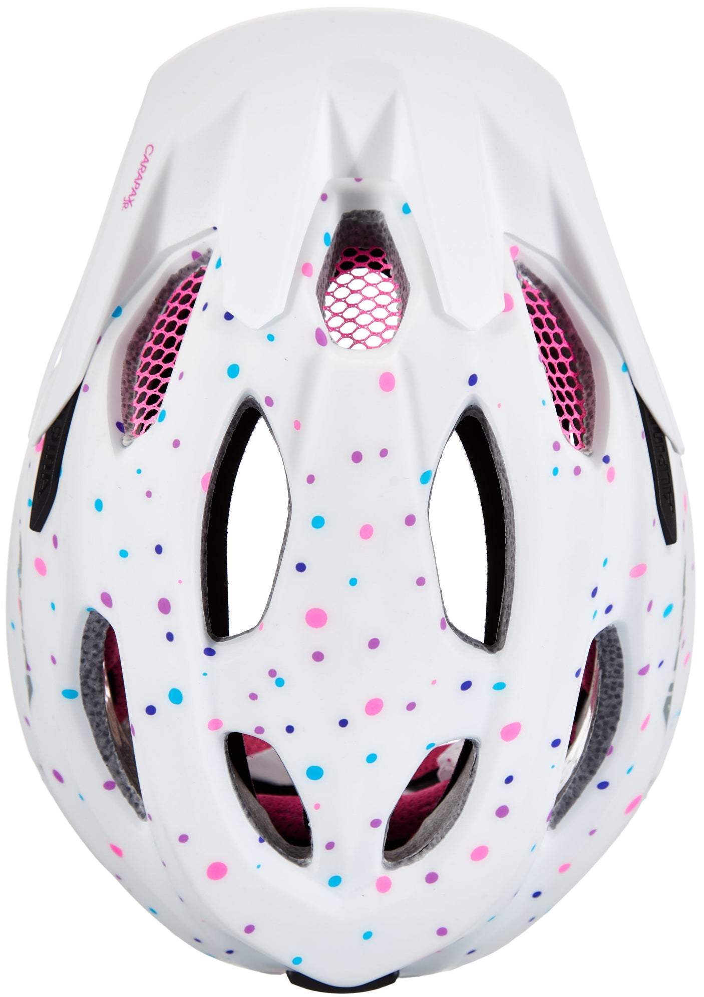 Alpina Carapax Helm Jugend weiß/bunt