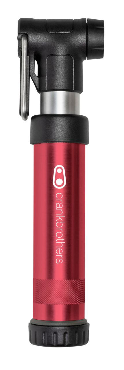 Crankbrothers Gem S Handpumpe inkl. Rahmenhalter red