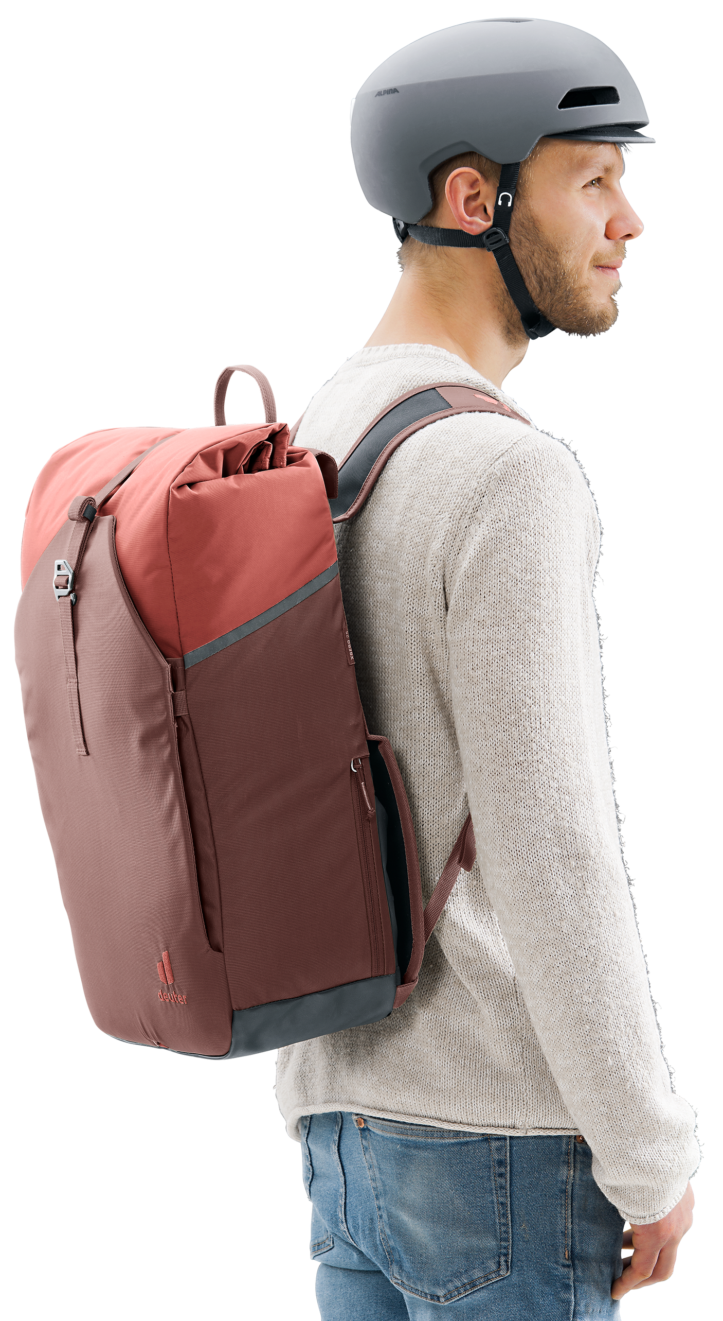 deuter Xberg 25 Rucksack Gepäckträgertasche raisin-caspia