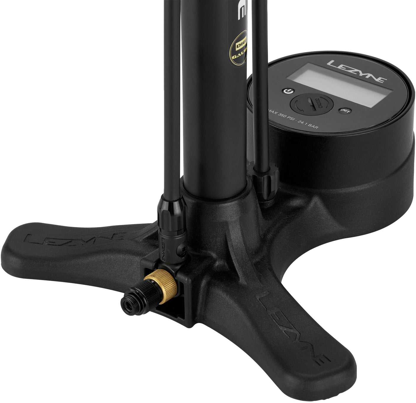 Lezyne Gravel Digital Drive Standpumpe schwarz