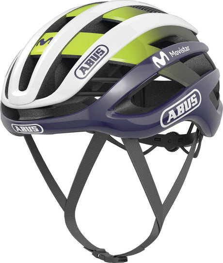 ABUS Airbreaker Helm Road Movistar Team