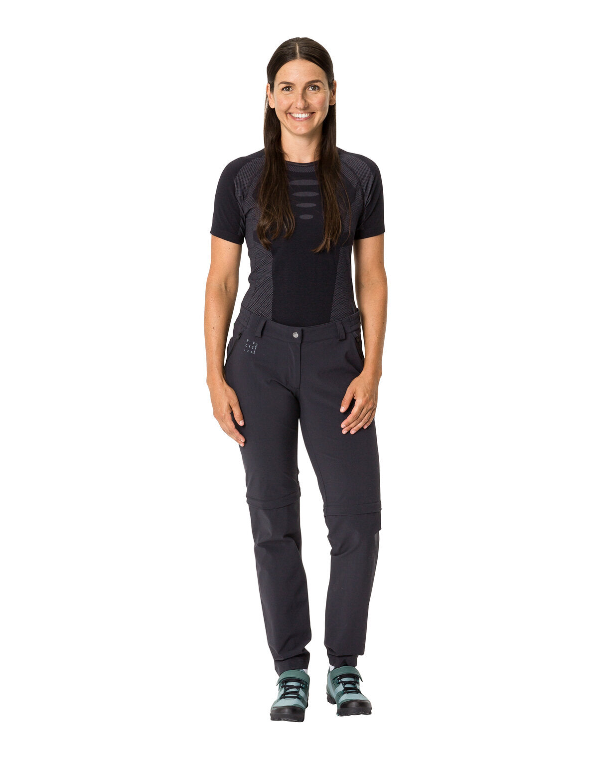 VAUDE Yaras Zip Off Pants Damen schwarz