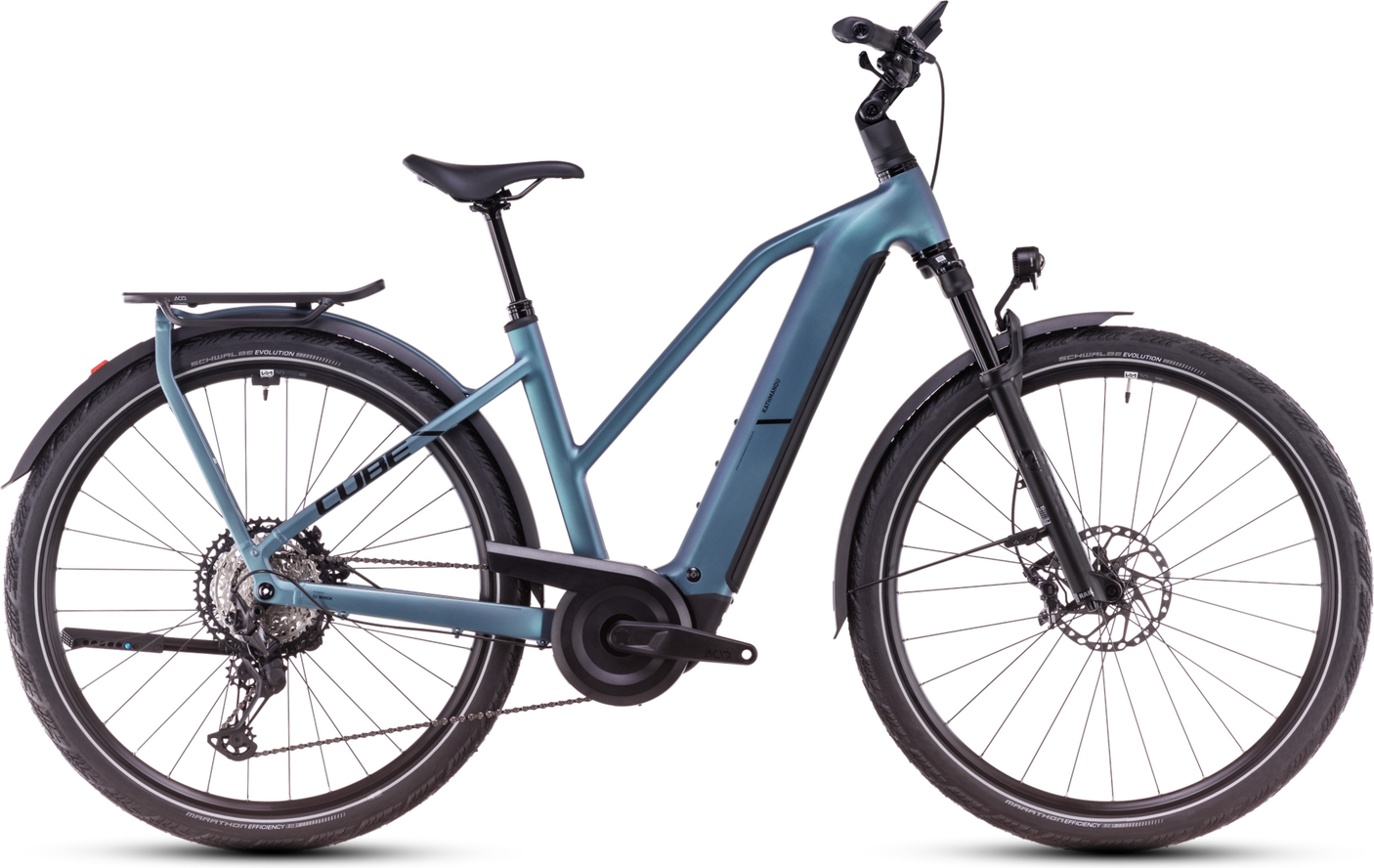 Cube Kathmandu Hybrid SLX 800 Trapez 800 smaragdgrey´n´black