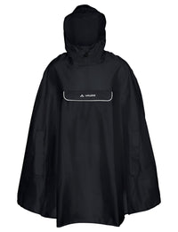 VAUDE Valdipino Poncho black uni | Fahrrad Regenponcho  – aktuelle Variante