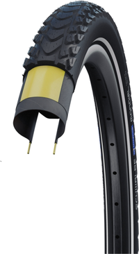Schwalbe Marathon Mondial | Evolution Line | DD, V-Guard Black+Reflex – aktuelle Variante