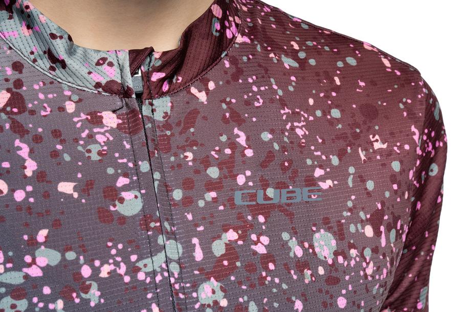 Cube WS Trikot CMPT Sprinkle kurzarm green