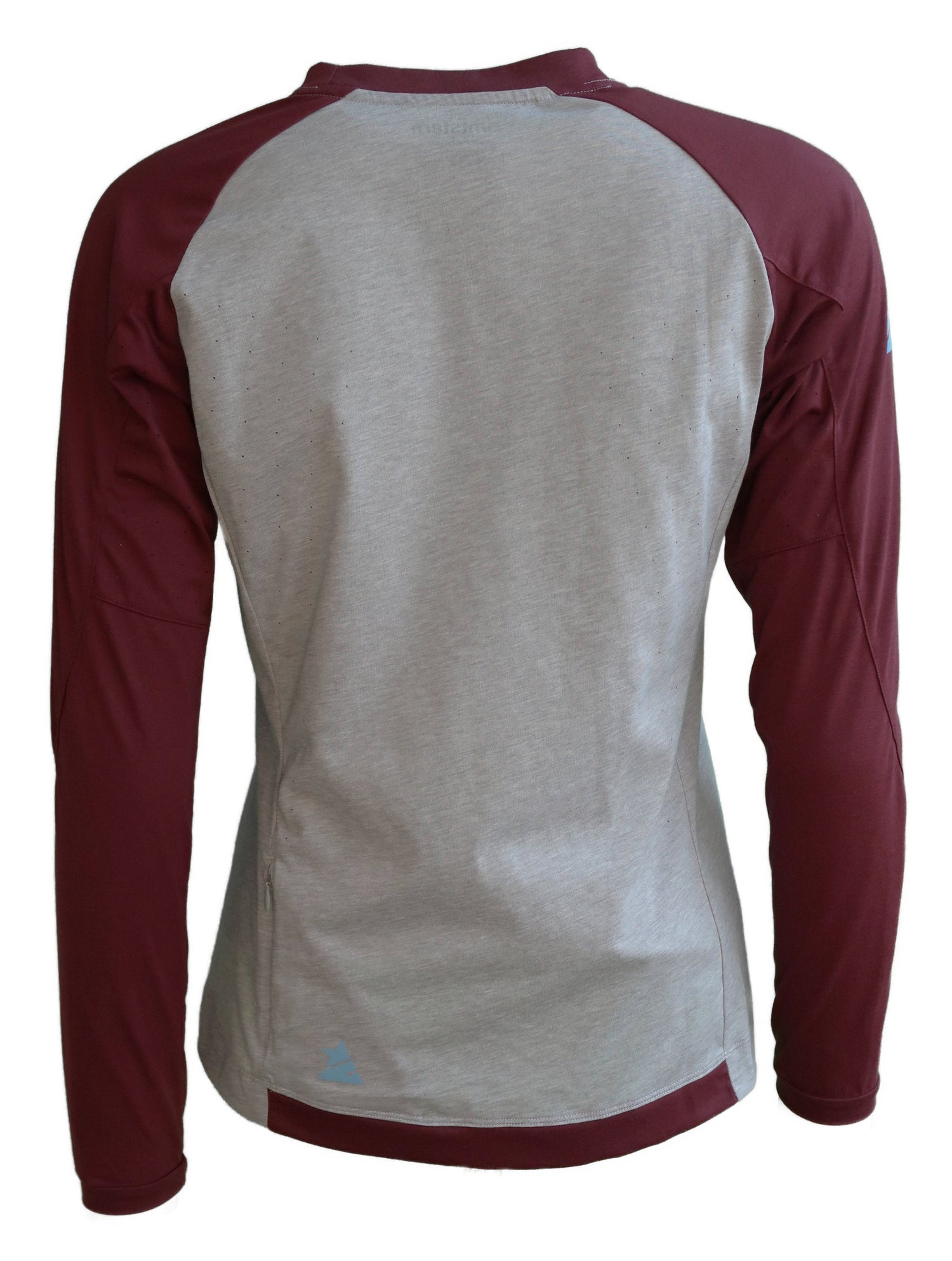 Zimtstern PureFlowz Shirt LS Wmns Glacier Grey Melange/Windsor Wine