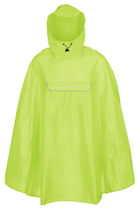 VAUDE Valdipino Poncho gelb | Fahrrad Regenponcho  – aktuelle Variante