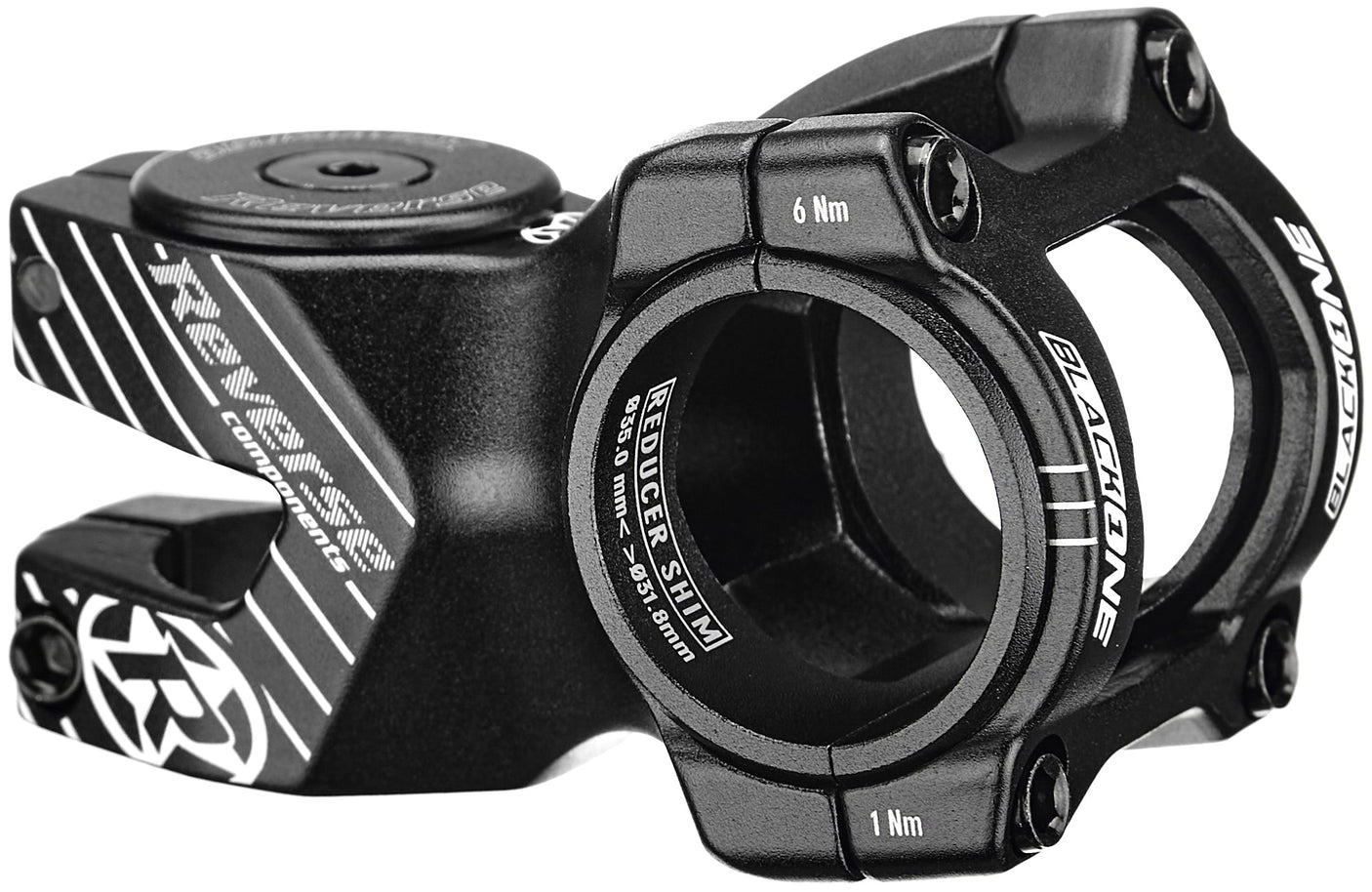 Reverse Black ONE D-2 Vorbau Ø31,8/35mm schwarz/grau