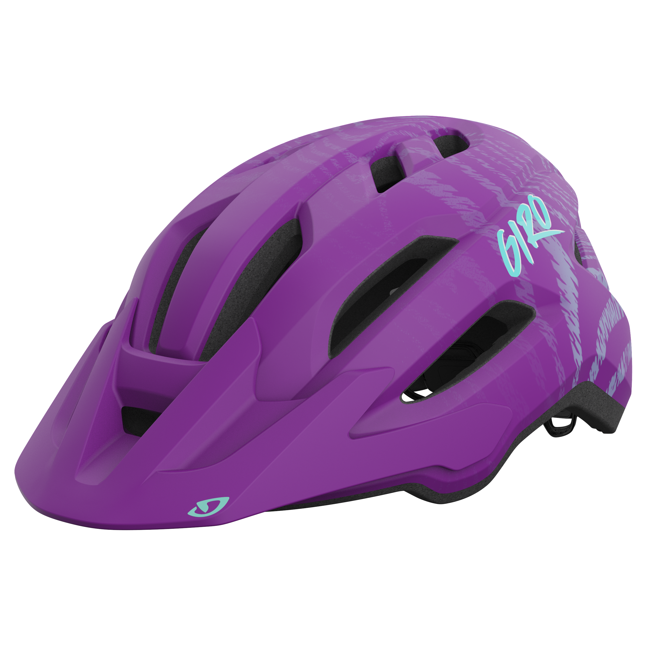 Giro Fixture II Y Helm matte purple ripple