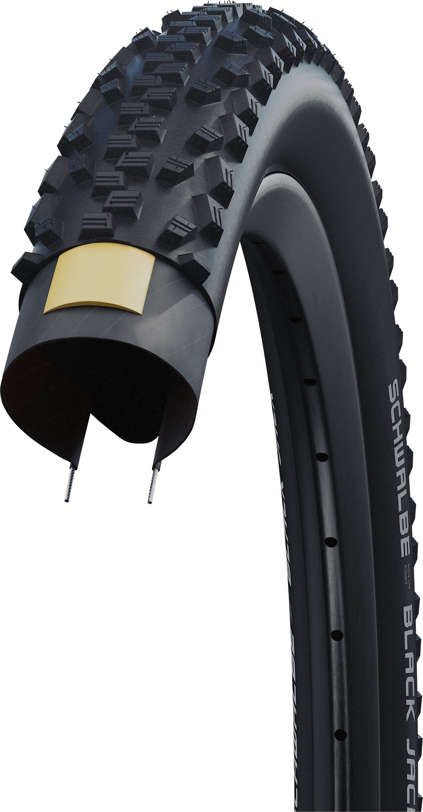 Schwalbe Black Jack Drahtreifen 20x1.90" Active K-Guard SBC