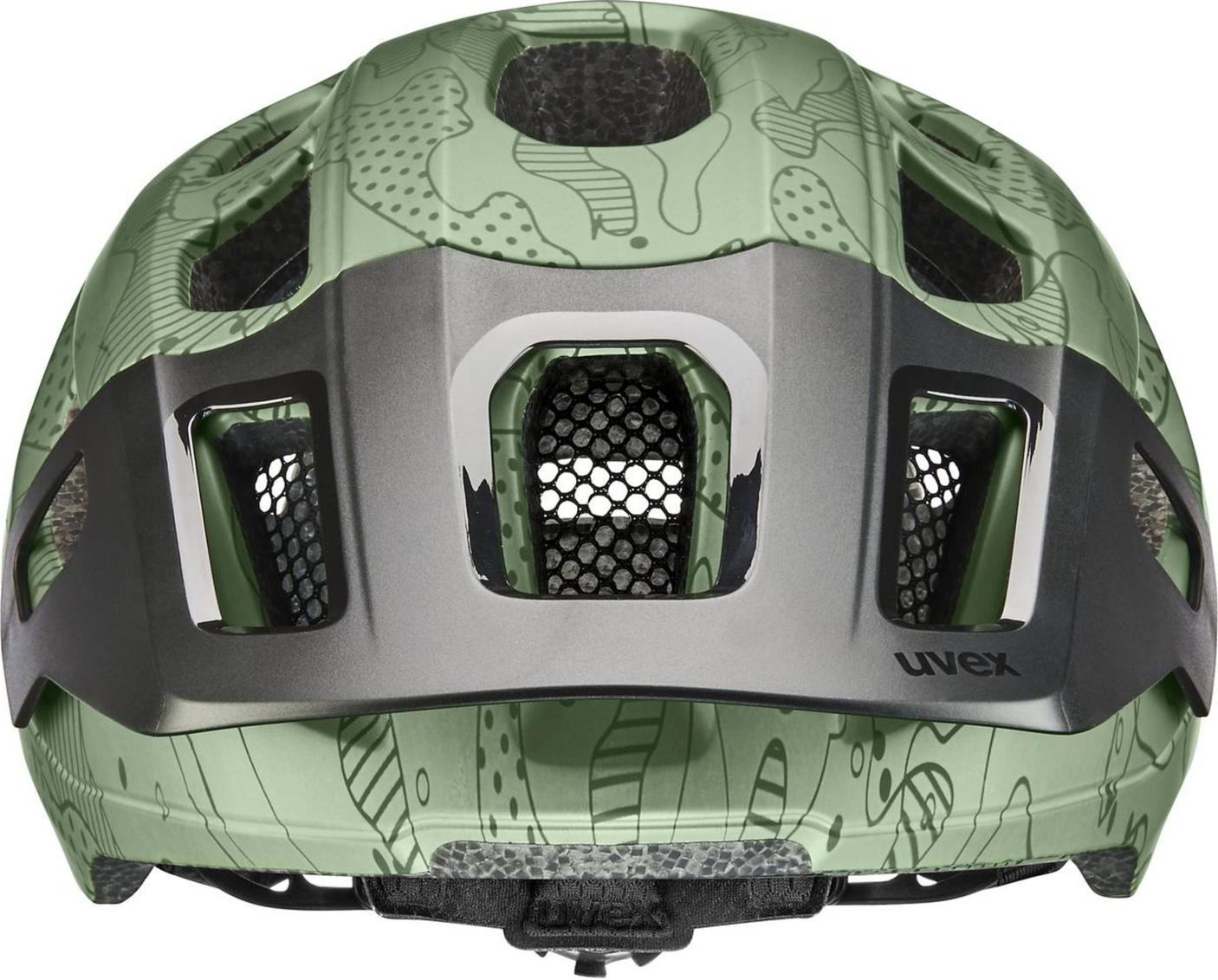 uvex React Jr. Kinderhelm Moss Green Altimeter Matt