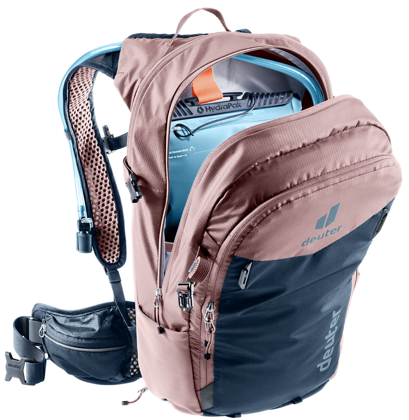 deuter Compact 14+3 Fahrradrucksack ink-ashrose