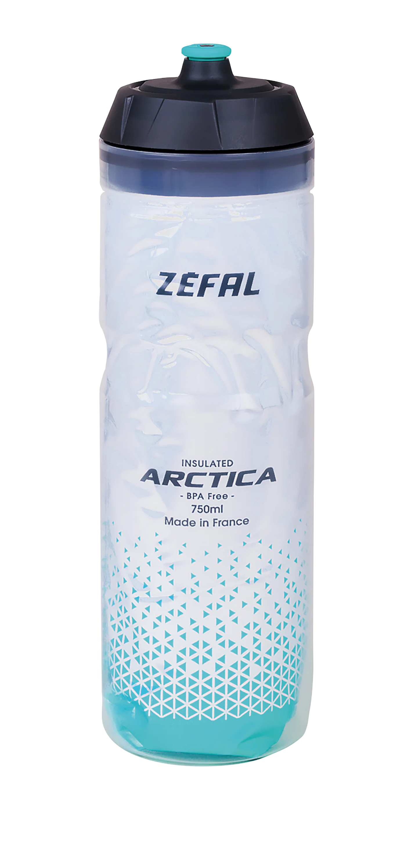 Zefal Arctica 75 Thermo-Trinkflasche 750ml silber/türkis
