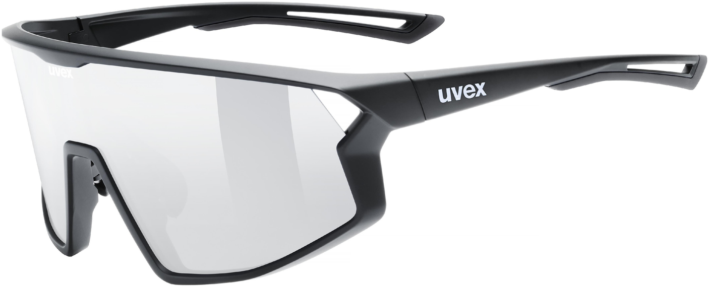 uvex Skyryse Radbrille Black Matt / Mirror Silver