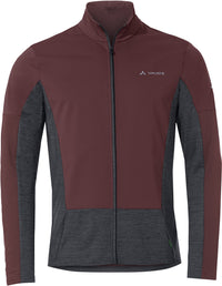 VAUDE All Year Moab T-Shirt mit durchgehendem Reißverschluss Herren rot/grau – aktuelle Variante