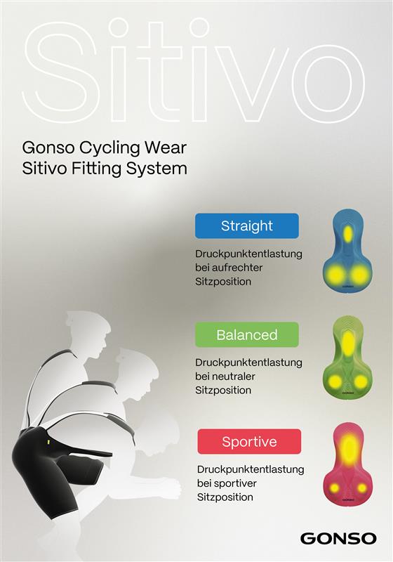 Gonso SITIVO Blue Tight Damen Black/Skydiver