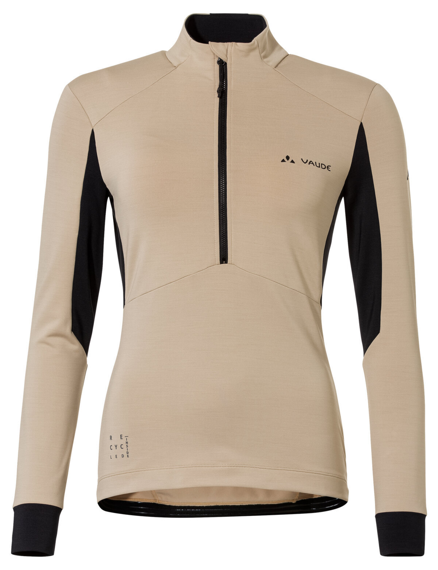 VAUDE Women's Kuro Halfzip LS Tricot beige