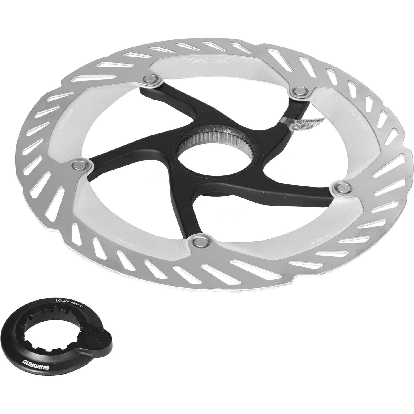 Shimano Bremsscheibe RT-CL800 Centerlock Verschlussring mit Magnet, 180mm