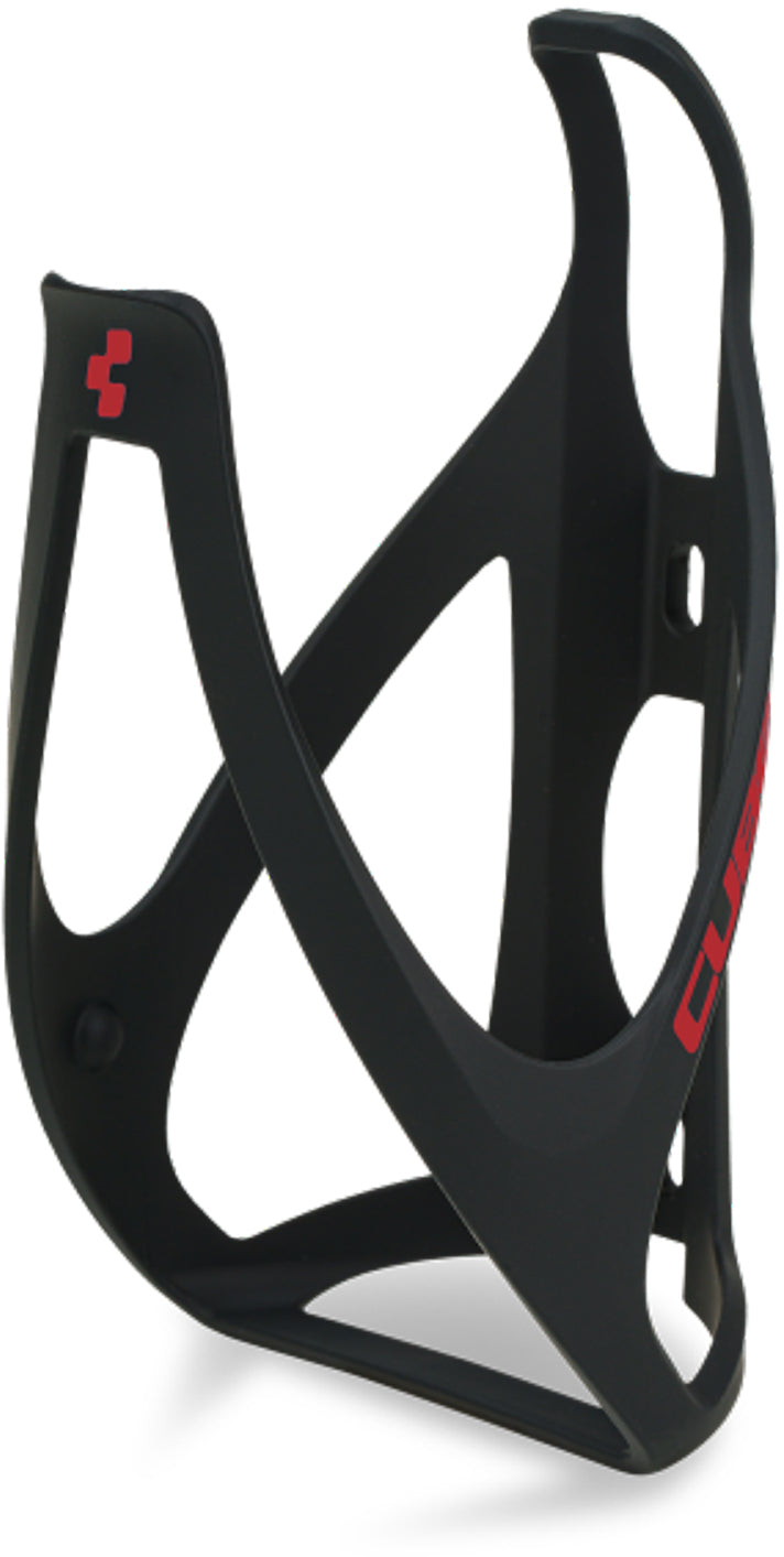 CUBE Flaschenhalter HPP matt black´n´red