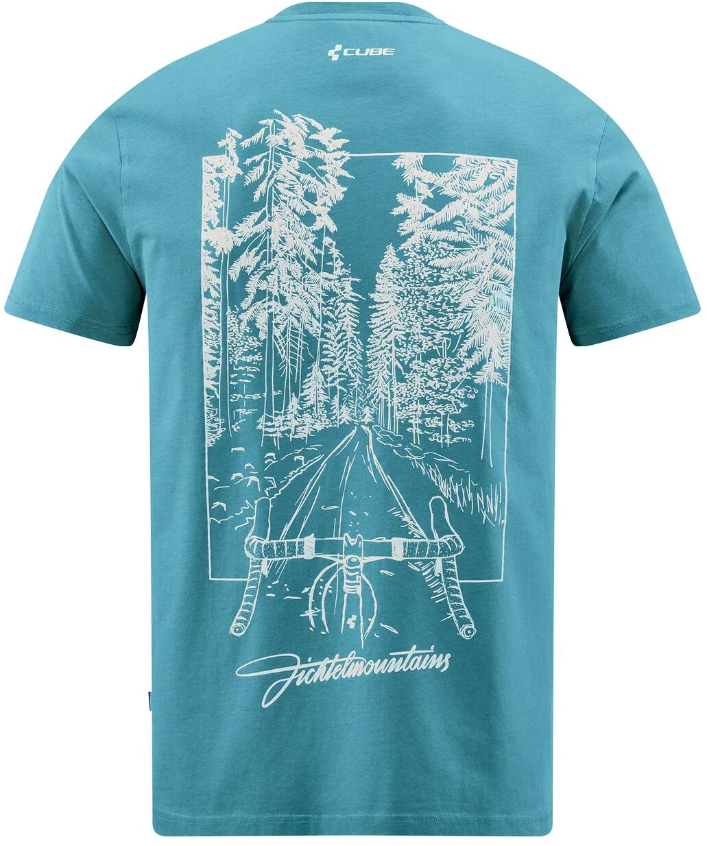 CUBE Organic T-Shirt Fichtelmountains GTY FIT