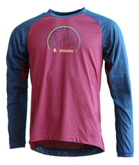 Zimtstern PureFlowz Shirt LS Men Windsor Wine/French Navy – aktuelle Variante