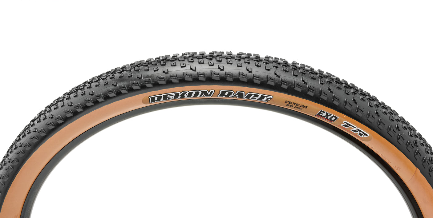 Maxxis Rekon Race Faltreifen 29x2.35" Dual EXO TR Tanwall schwarz/beige