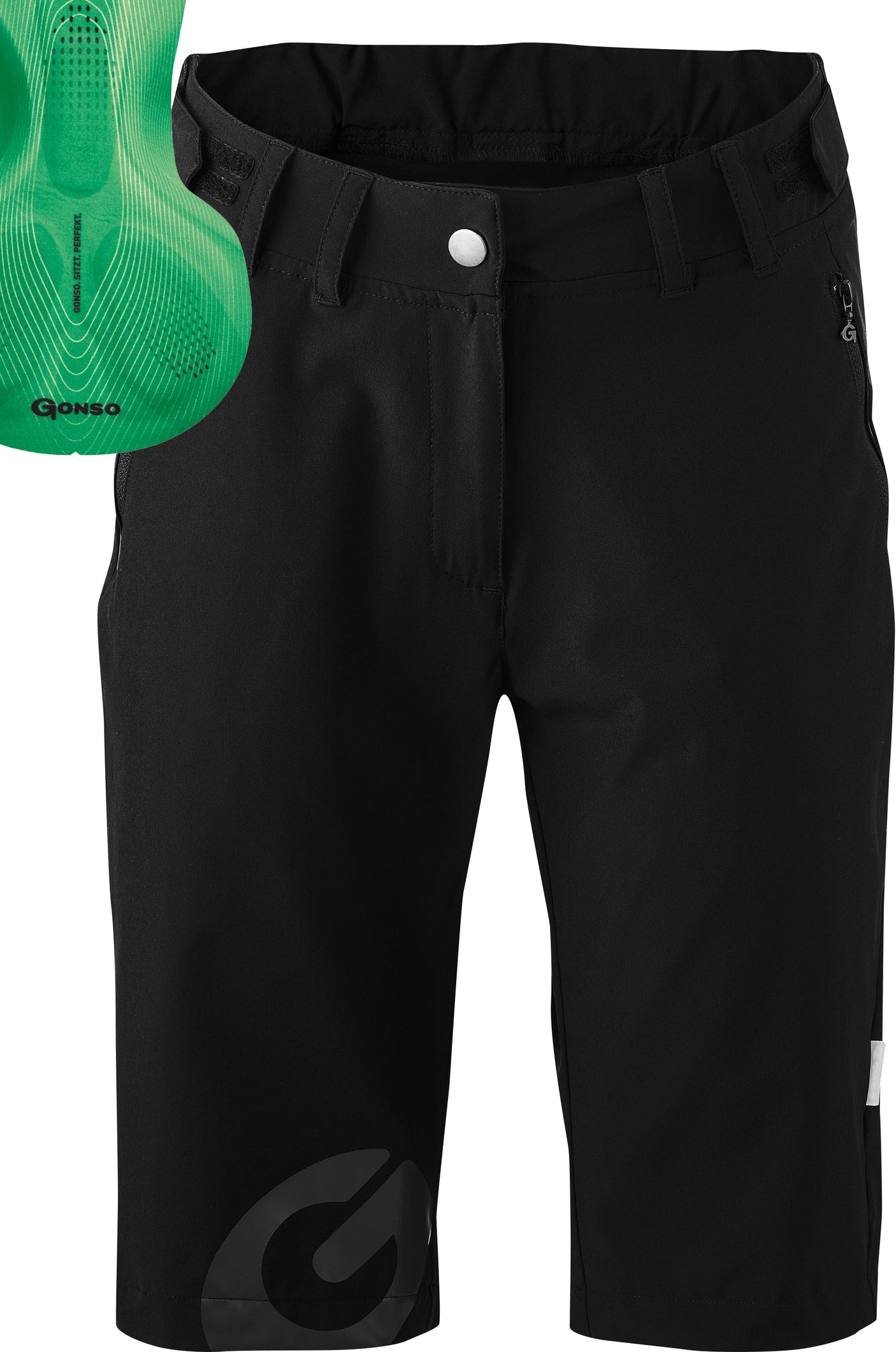 Gonso Sitivo Fahrradshorts Damen schwarz