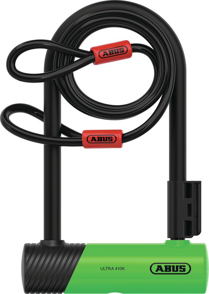 ABUS Ultra Mini 410K/150HB180 + Cobra 10/120 grün SH Bügelschloss