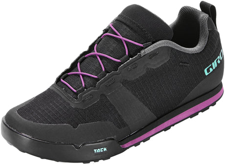 Giro Tracker W Fastlace Schuhe black/throwback purple