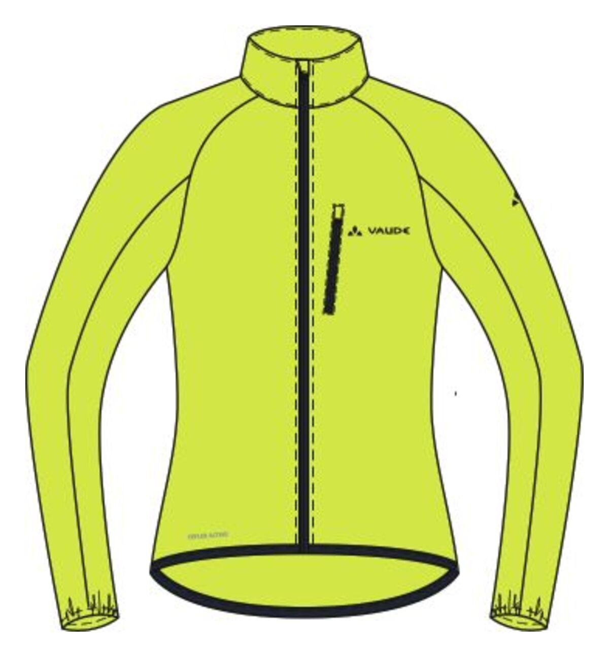 VAUDE Drop Jacket III Damen gelb