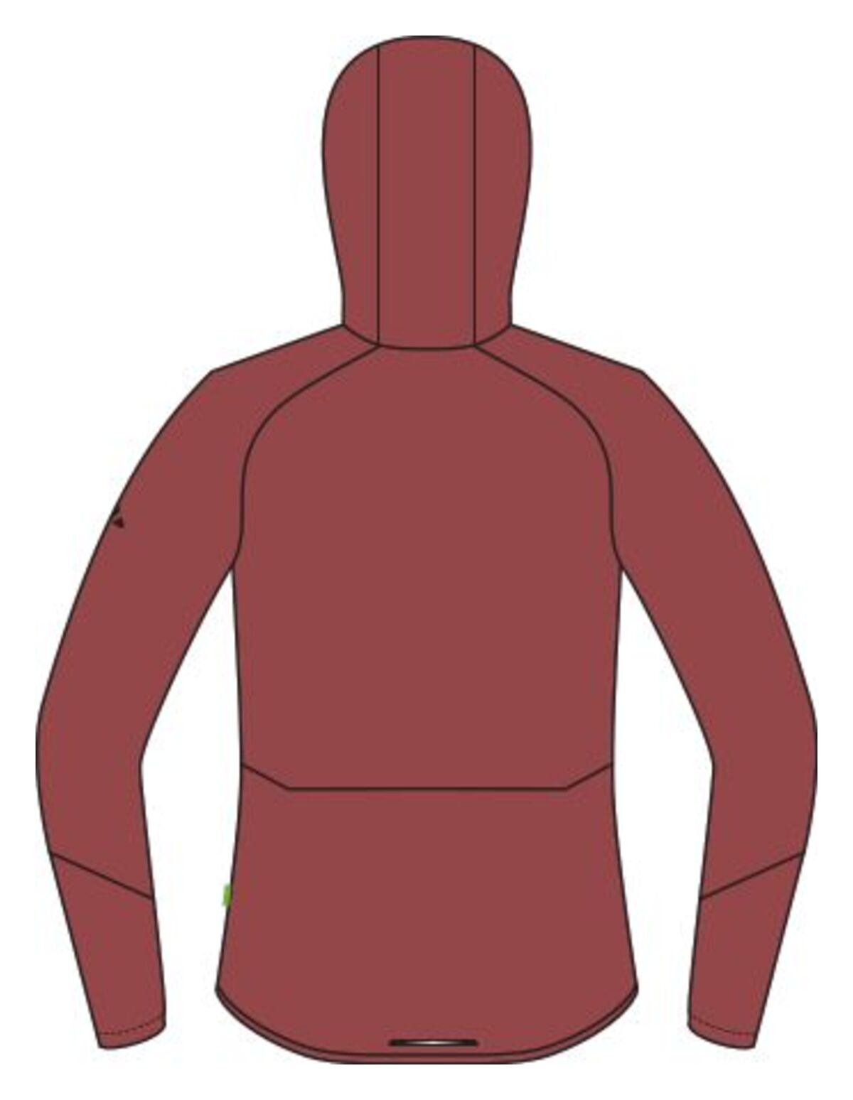 VAUDE Loamer Rain Jacket Damen orange