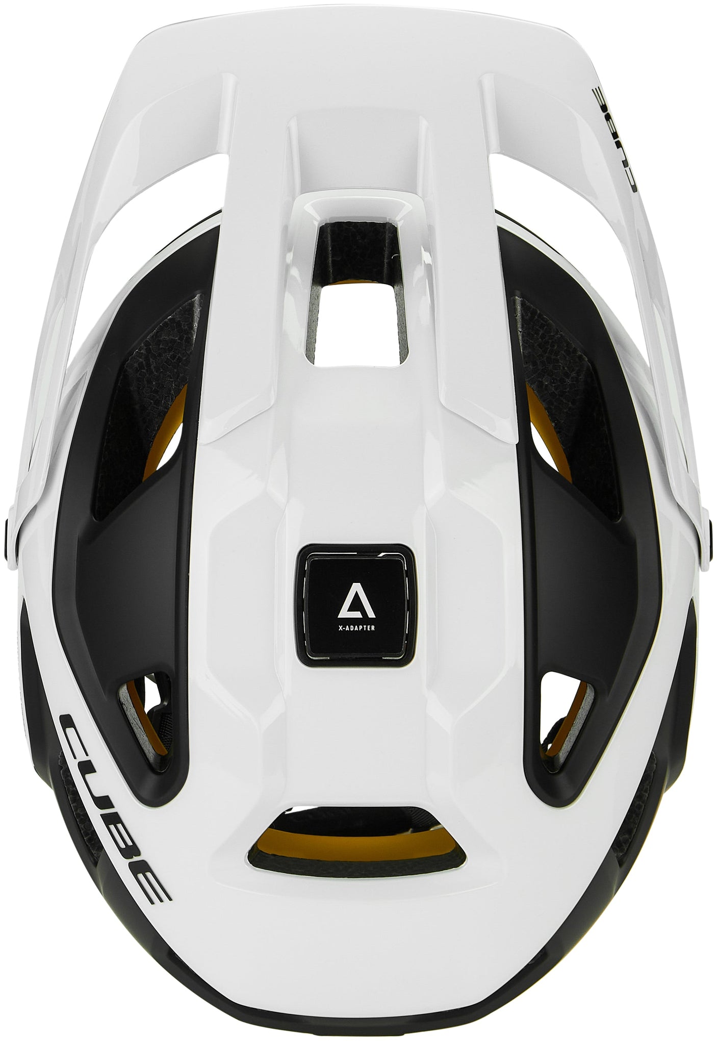 CUBE Helm STROVER white´n´black