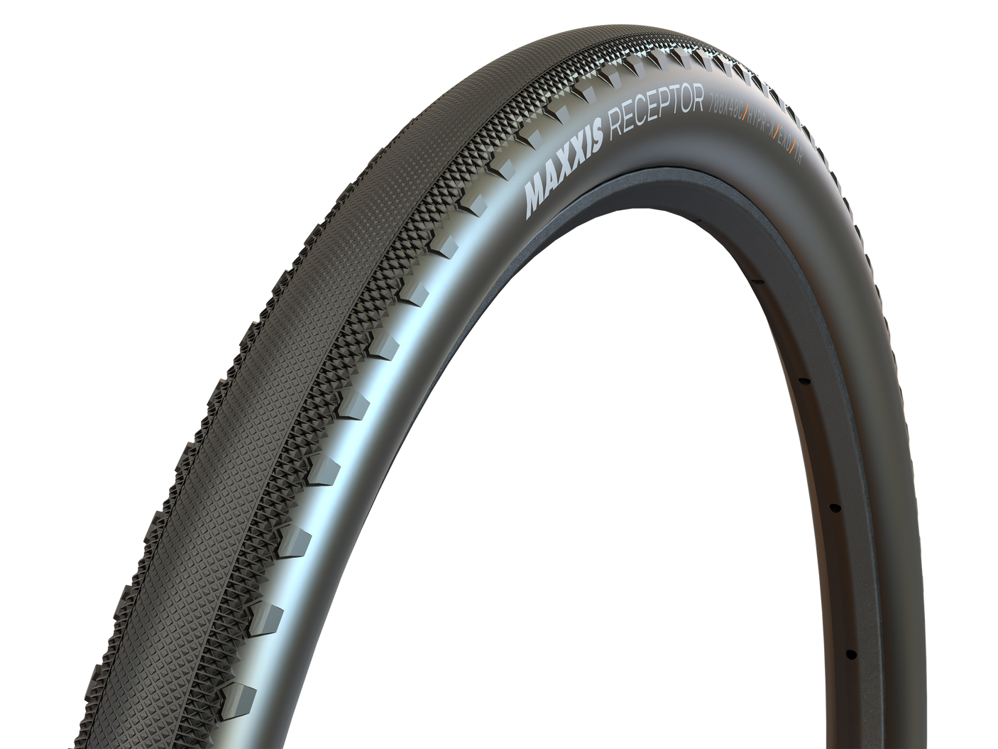 Maxxis Receptor Gen.2 Reifen 28" EXO Protection, TR Tubeless Ready, HYPR-X Compound tanwall