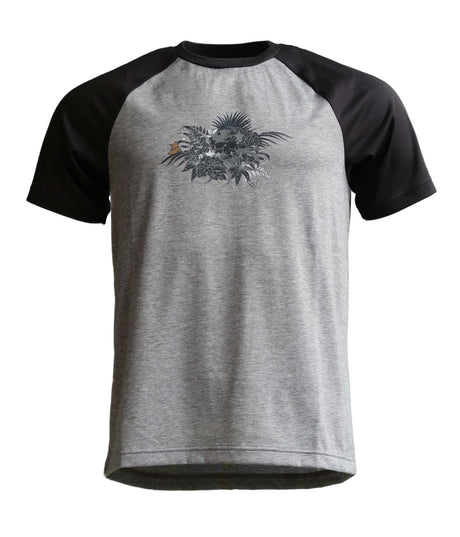 Zimtstern Riderz MTB Tee SS Men Gun Metal Melange/Pirate Black