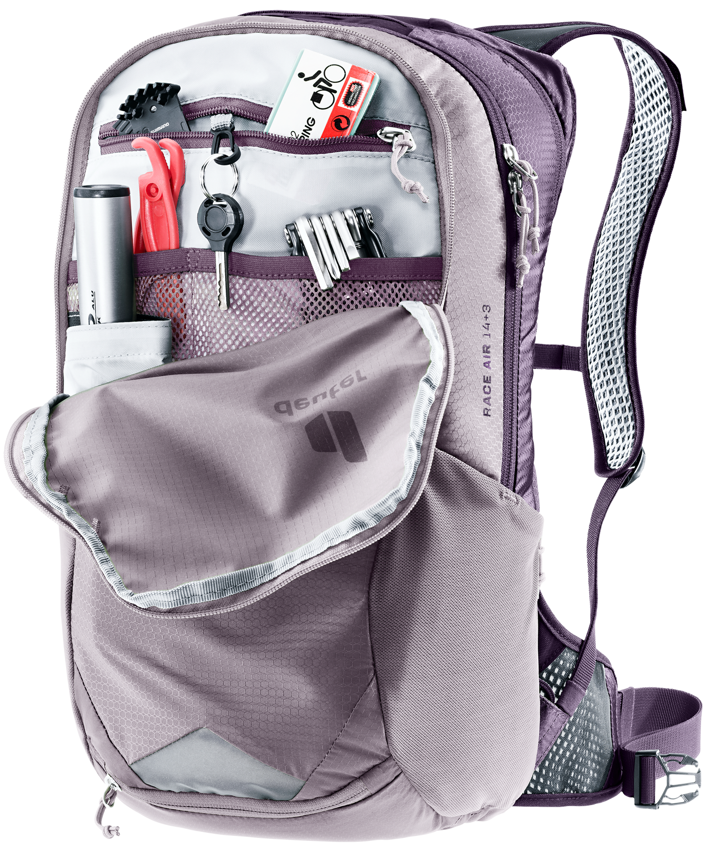 deuter Race Air 14+3 Fahrradrucksack lavender-purple