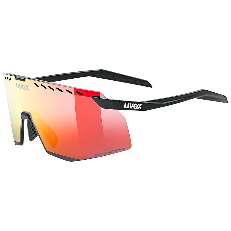 uvex Pace Stage black matt/racy red
