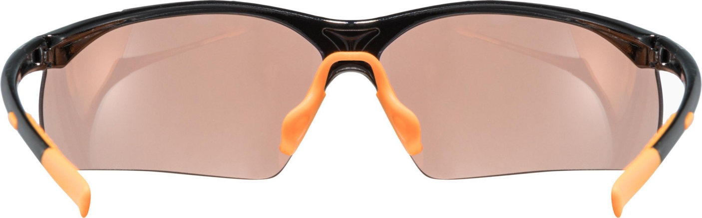 uvex Sportstyle 223 Radbrille Black-Orange / Lightmirror Orange