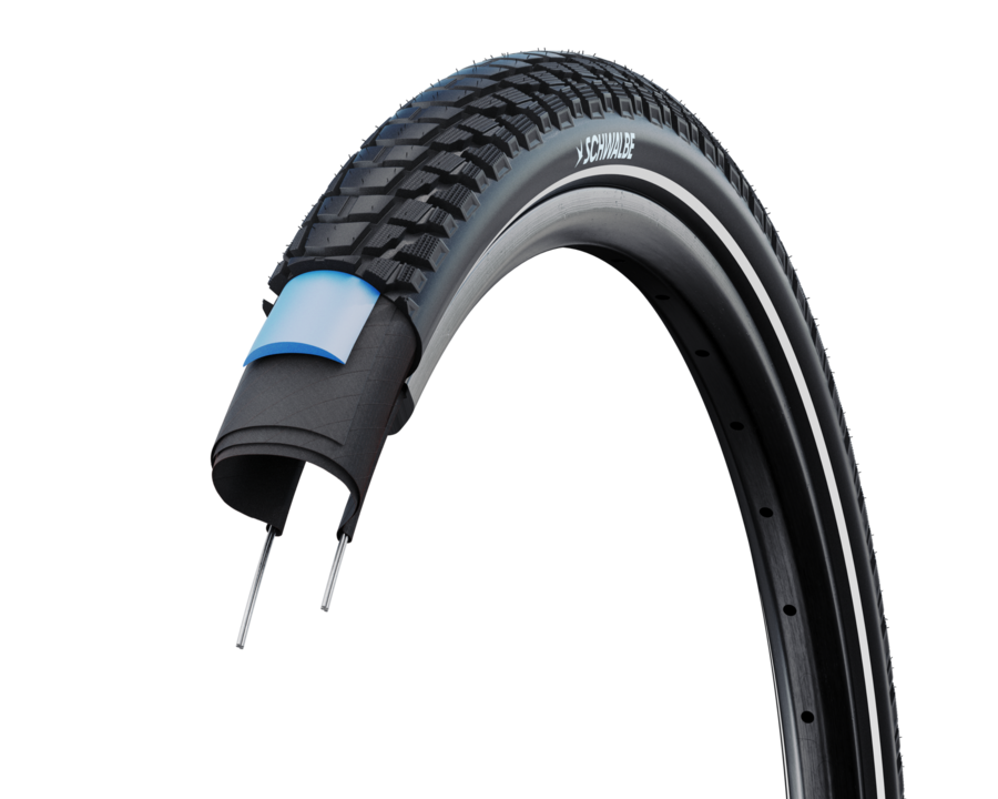 Schwalbe MARATHON PLUS TOUR SmartGuard ADDIX E-50 27,5" reflex schwarz
