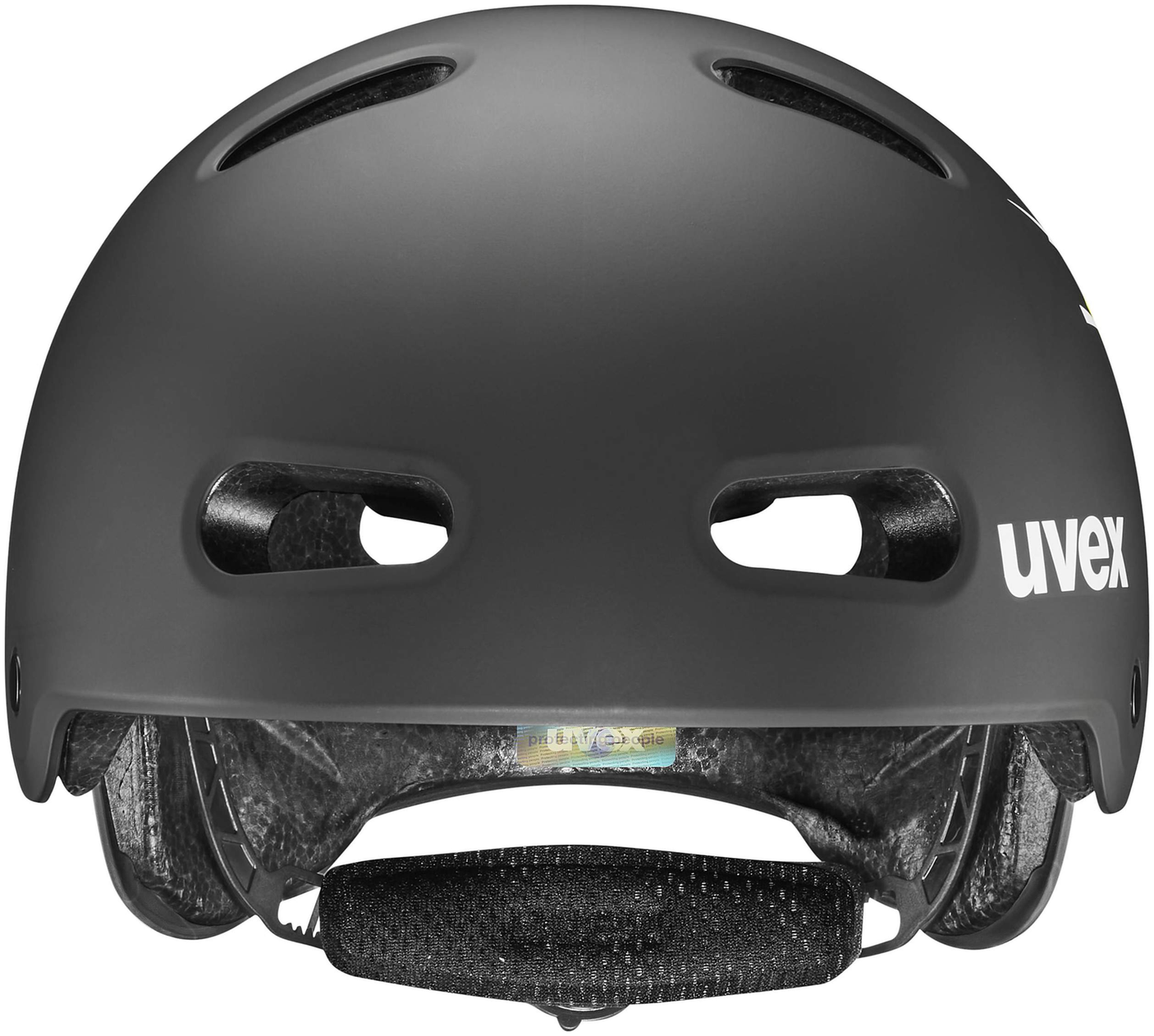 uvex Kid 4 Style Kinderhelm Bam Black-Lime Matt