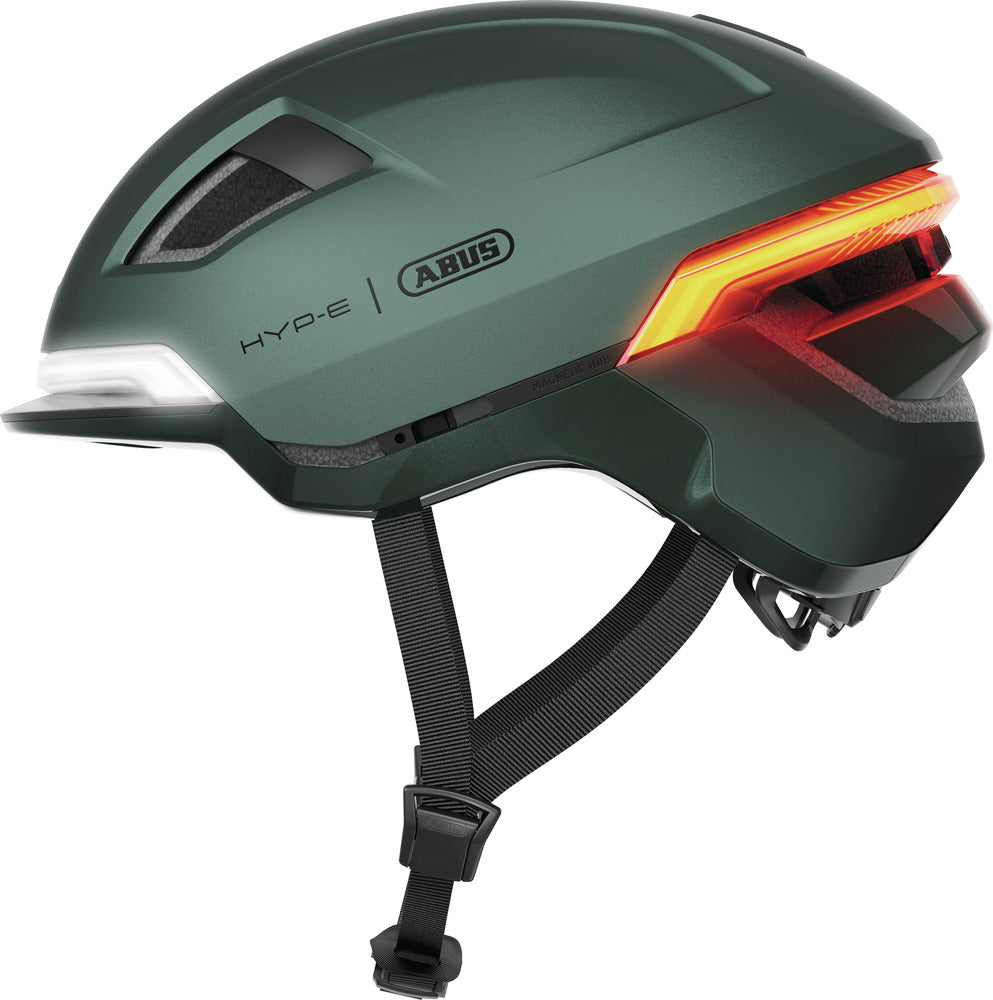 ABUS HYP-E Helm Urban jungle grün