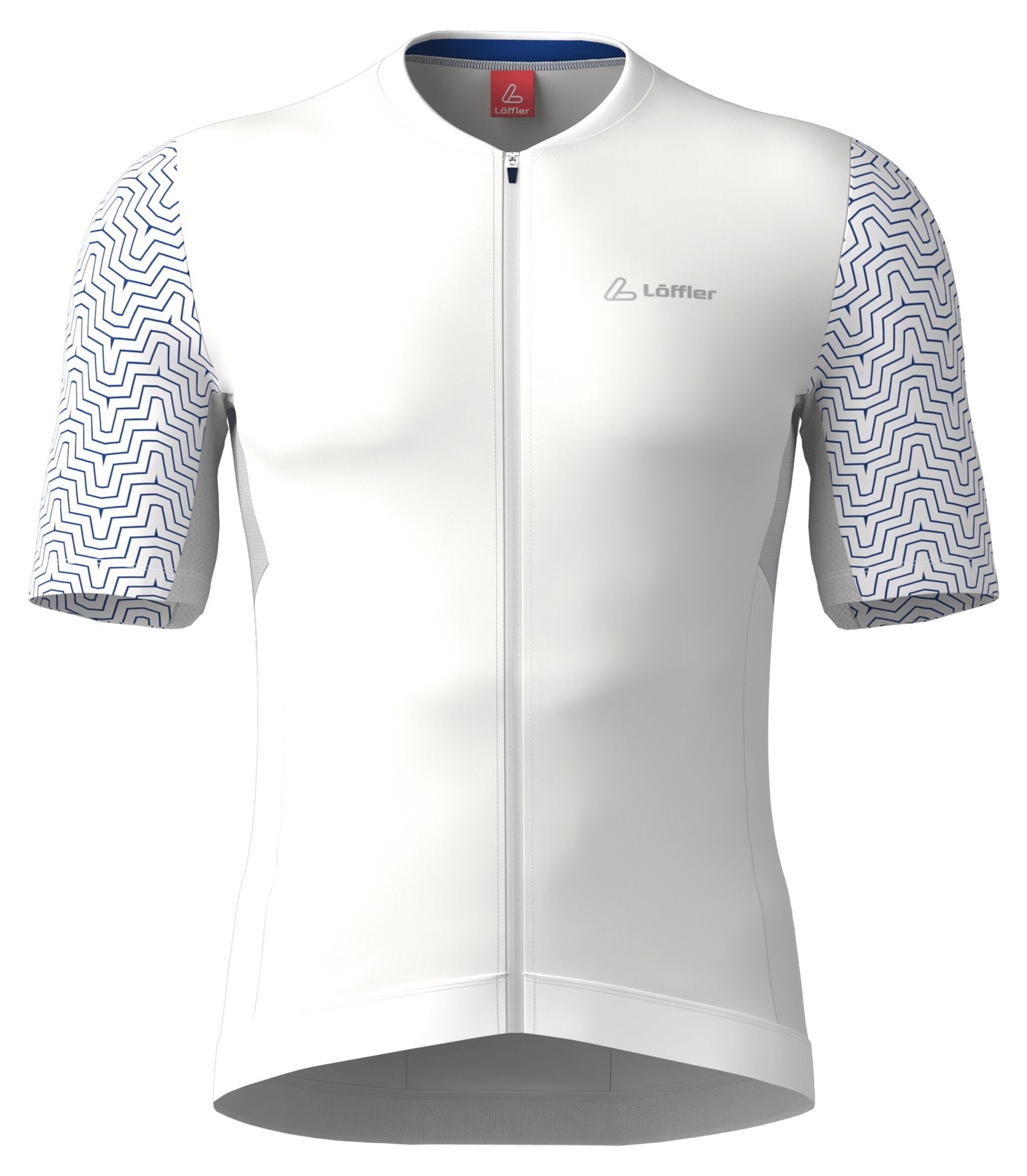 Löffler M Bike Jersey Fz Gordy Mid White/Marin