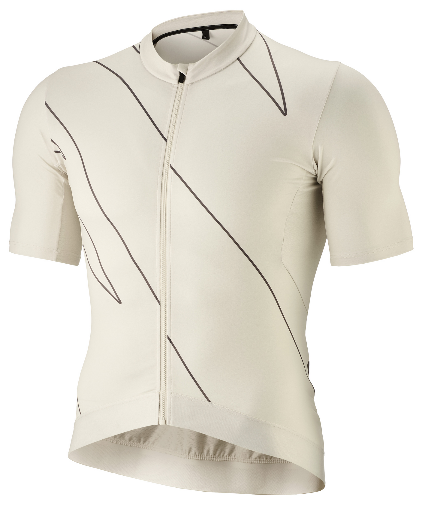 Gonso Road Jersey Print M chateau gray