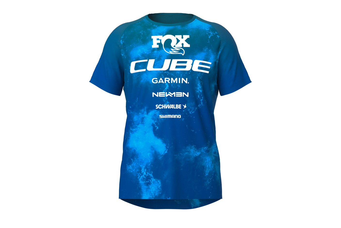 Cube MTB Trikot ROOKIE X Actionteam kurzarm blue´n´green