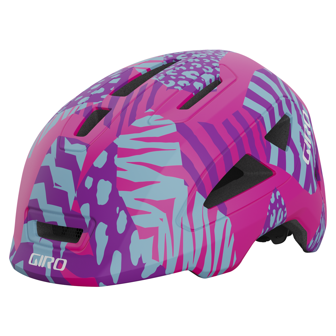 Giro Scamp II Helm matte pink animal